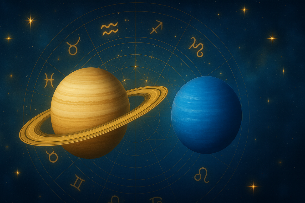 La conjonction Saturne- Neptune en Bélier : le grand rendez-vous cosmique du 20 février 2026